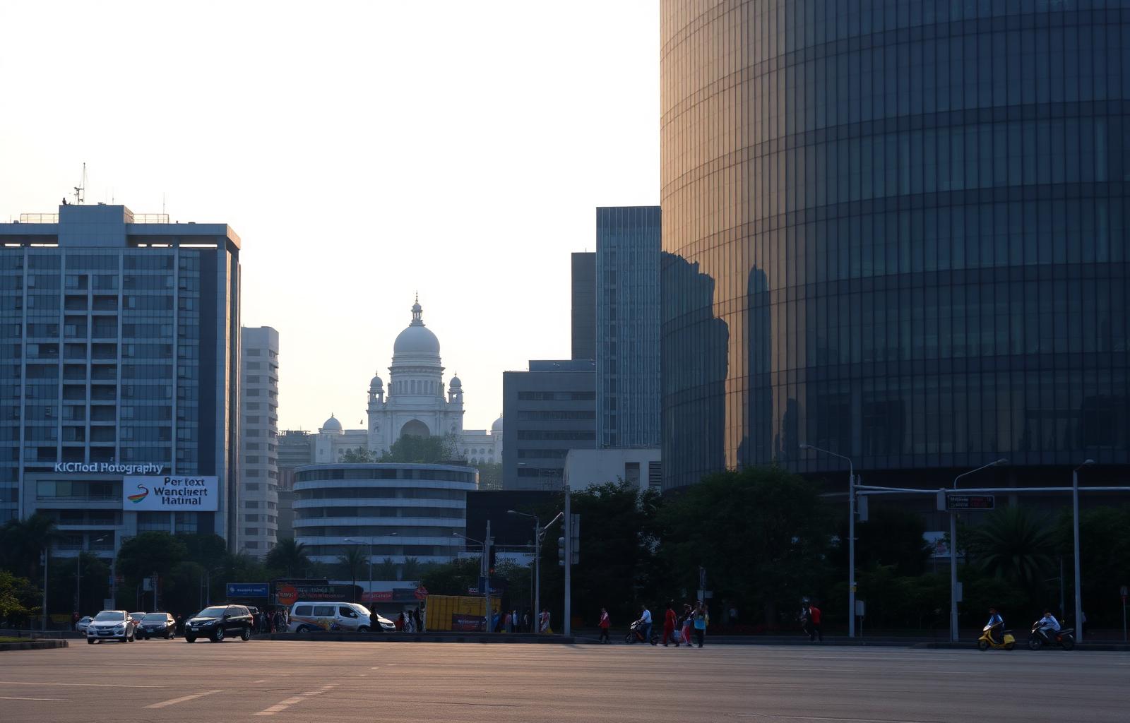 Kolkata skyline